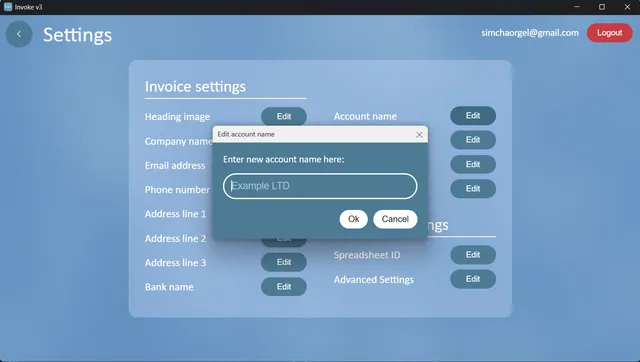 Invoke Invoicer screenshot 4