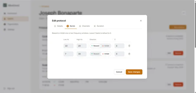 Mindchord Dashboard screenshot 4